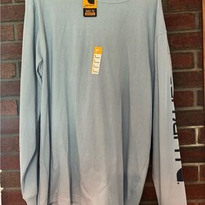 Carhartt Men's Light Blue Long Sleeve Tee